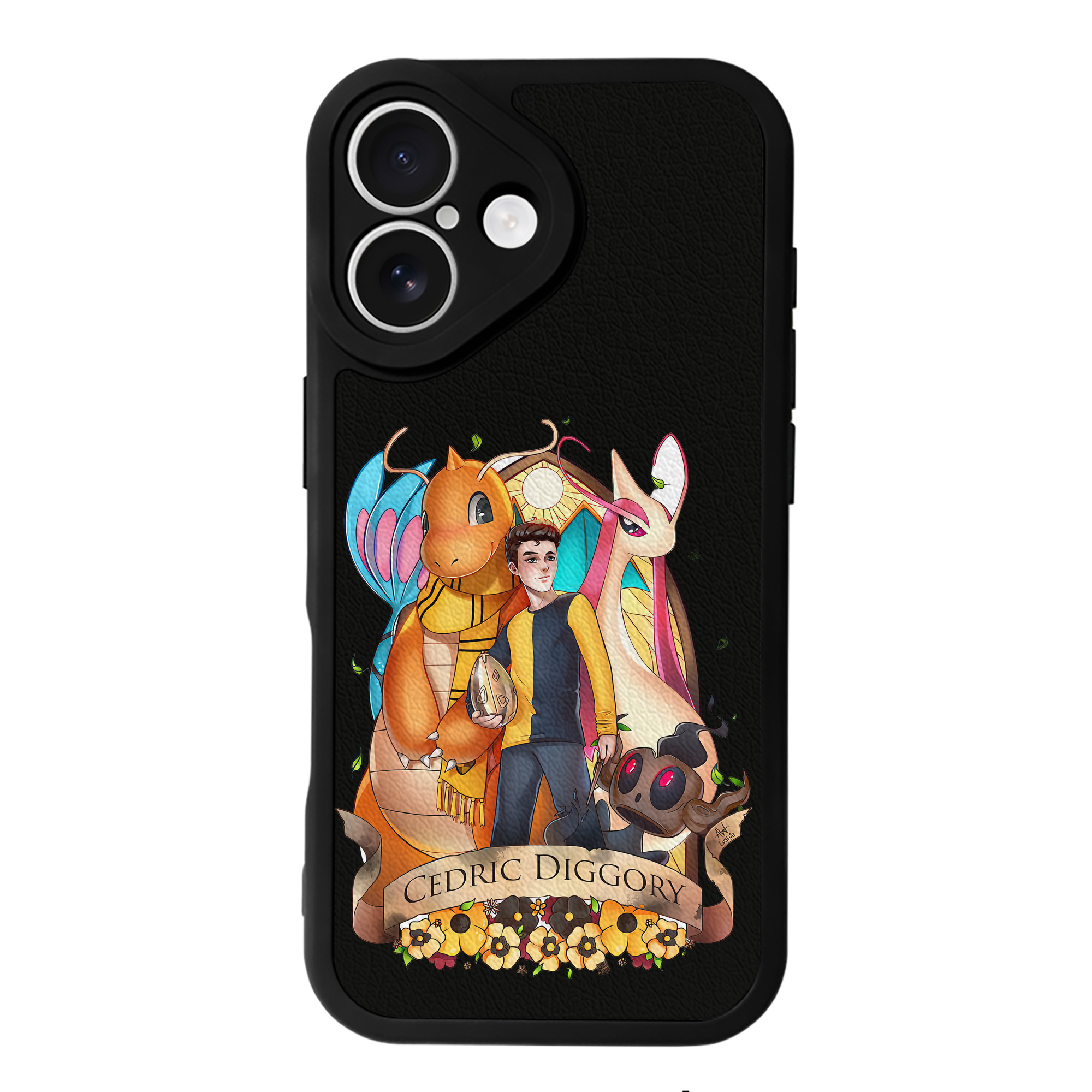 （画像用） Harry Potter ハリー・ポッターシリーズ 【iPhone 16シリーズ対応】シリコンスマホケース（レザー調） 材質：シリコン